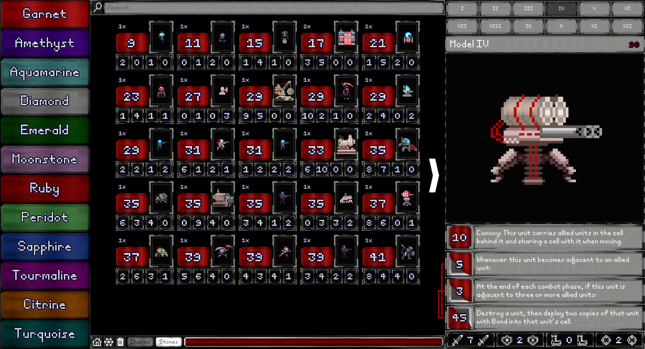 Card assembly interface showing modular card construction